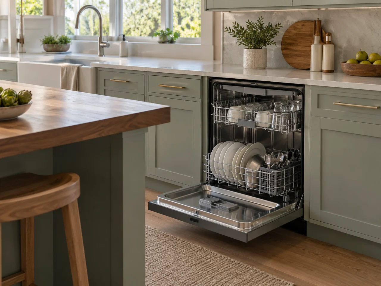 Illustration of a Thermador dishwasher