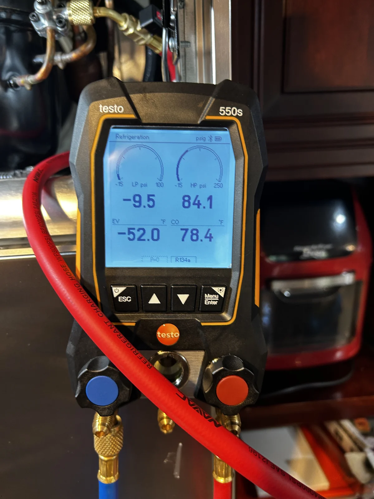 Digital manifold display from the owner’s work archive